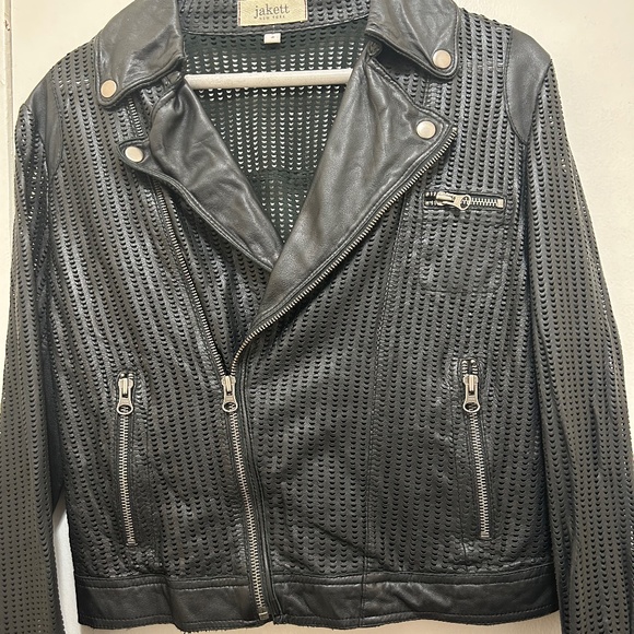 NWOT Jakett Women's Josey Black motorcycle leather jacket - Size Small - Picture 6 of 10